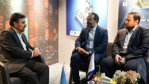 دکتر ابوالفضل روحانی در هفدهمین نمایشگاه صنعت مالی تهران